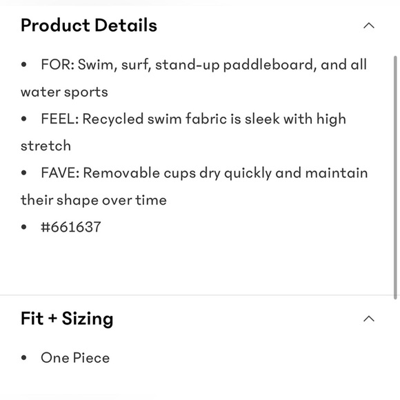 NWT Athleta Scoop One Piece Swimsuit Size XXS - Picture 9 of 9